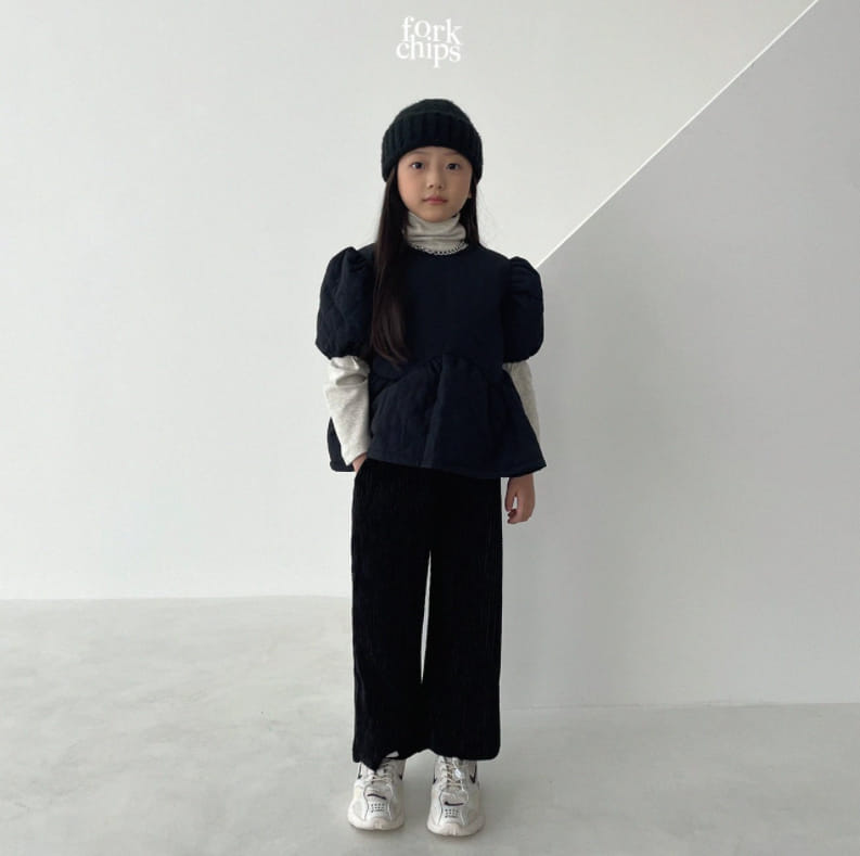 FORK CHIPS - Korean Children Fashion - #Kfashion4kids - Rolli Pleats Pants - 3