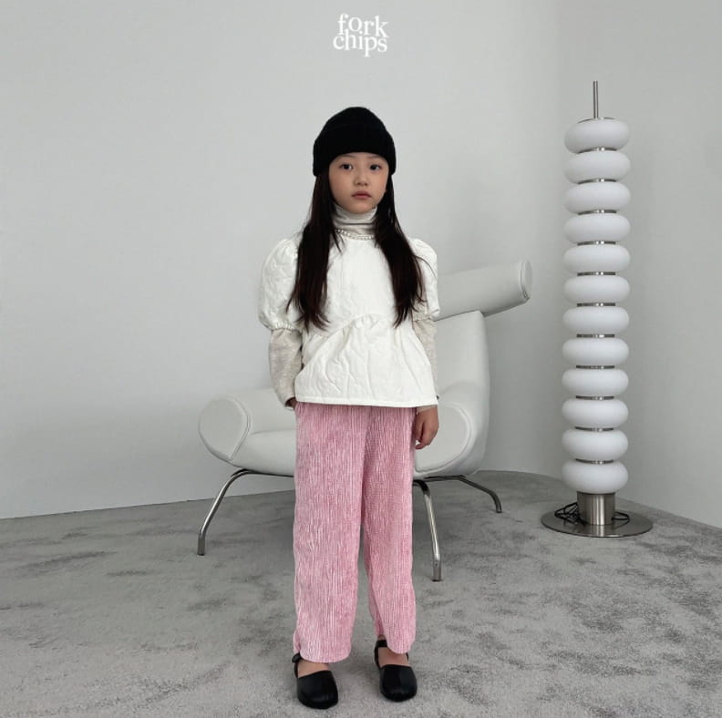 FORK CHIPS - Korean Children Fashion - #Kfashion4kids - Rolli Pleats Pants - 5