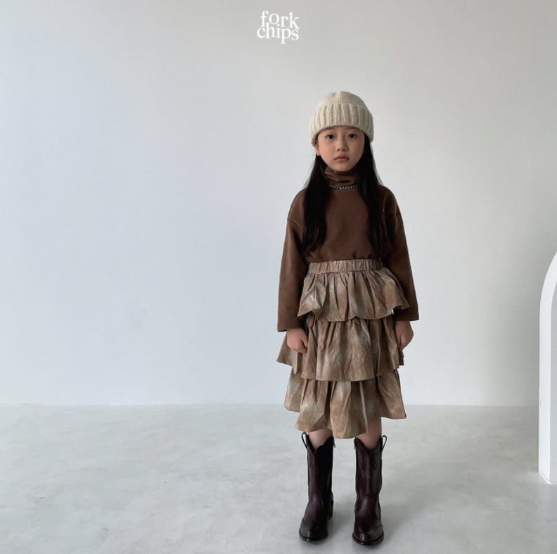 FORK CHIPS - Korean Children Fashion - #Kfashion4kids - Mont Cancan Skirt - 10