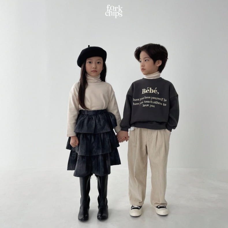 FORK CHIPS - Korean Children Fashion - #Kfashion4kids - Mont Cancan Skirt - 6