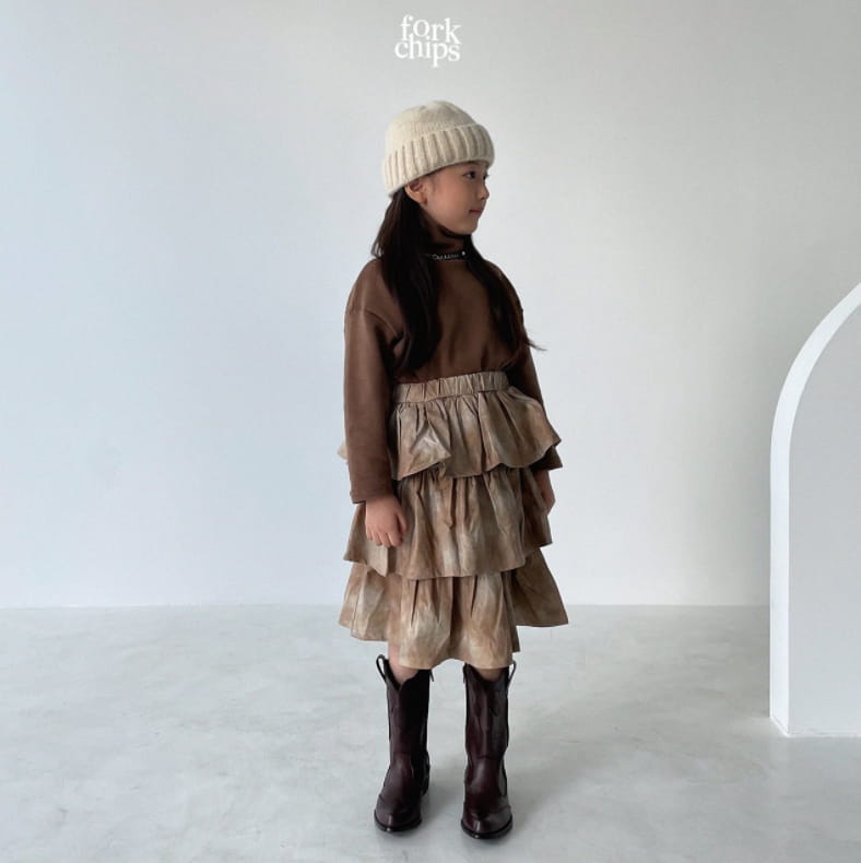 FORK CHIPS - Korean Children Fashion - #Kfashion4kids - Mont Cancan Skirt - 8
