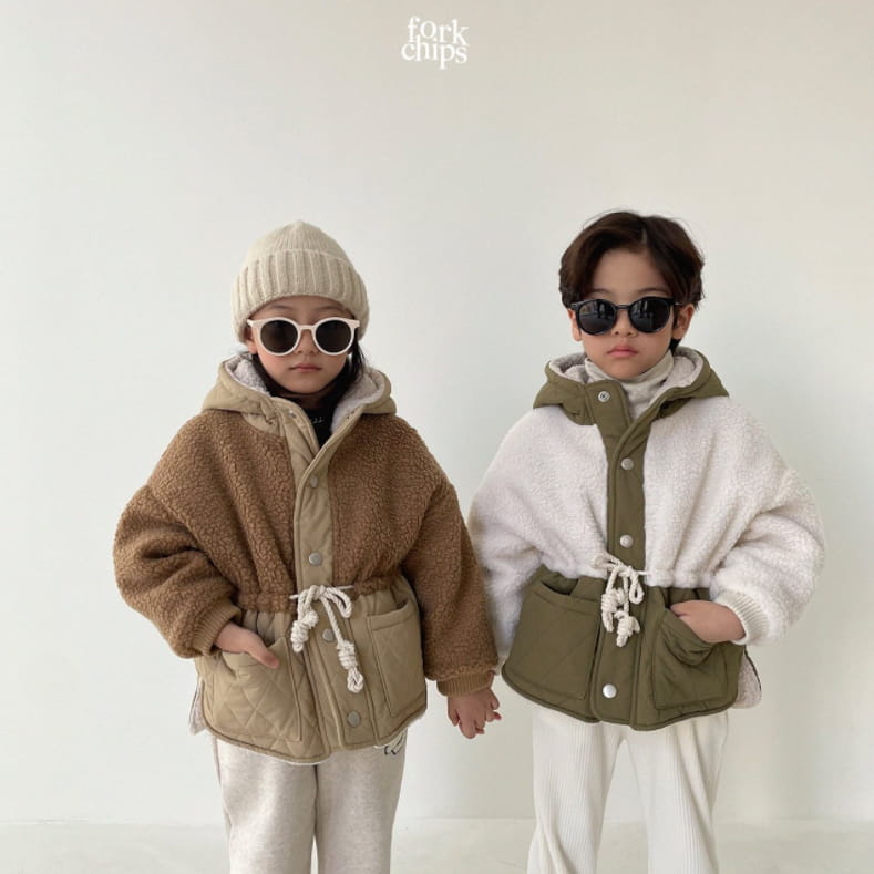 FORK CHIPS - Korean Children Fashion - #Kfashion4kids - Urban Dumble Padding - 3