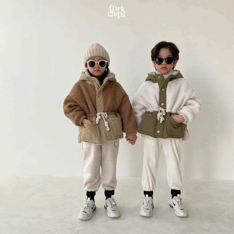 FORK CHIPS - Korean Children Fashion - #Kfashion4kids - Urban Dumble Padding - 4