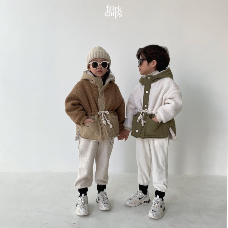 FORK CHIPS - Korean Children Fashion - #Kfashion4kids - Urban Dumble Padding - 5