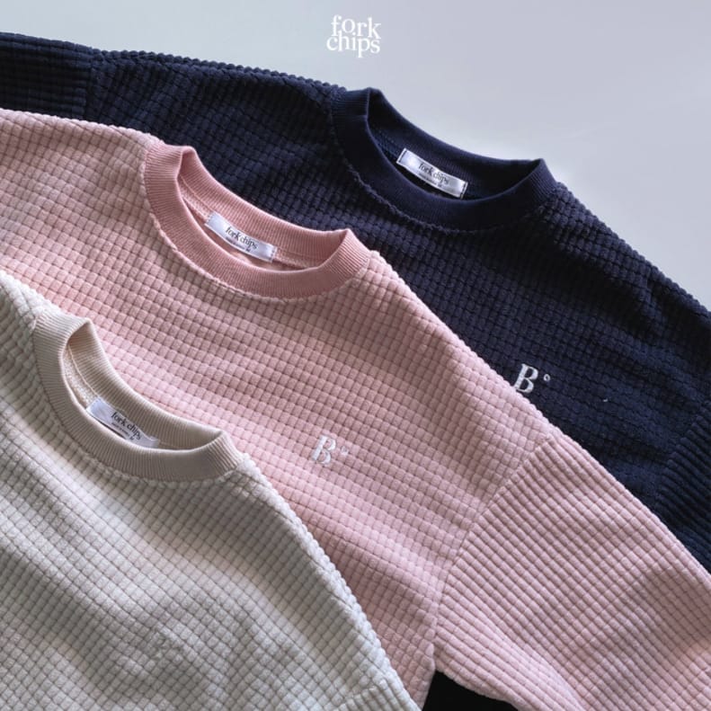 FORK CHIPS - Korean Children Fashion - #Kfashion4kids - Half Embroidery Top Bottom Set