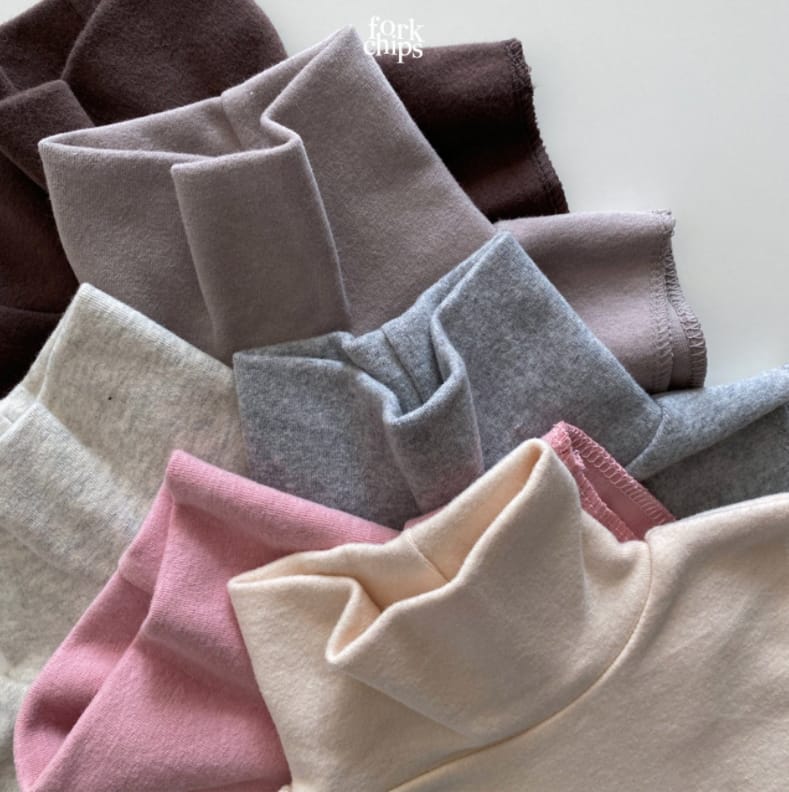 FORK CHIPS - Korean Children Fashion - #Kfashion4kids - Warmer Turtleneck Tee - 2