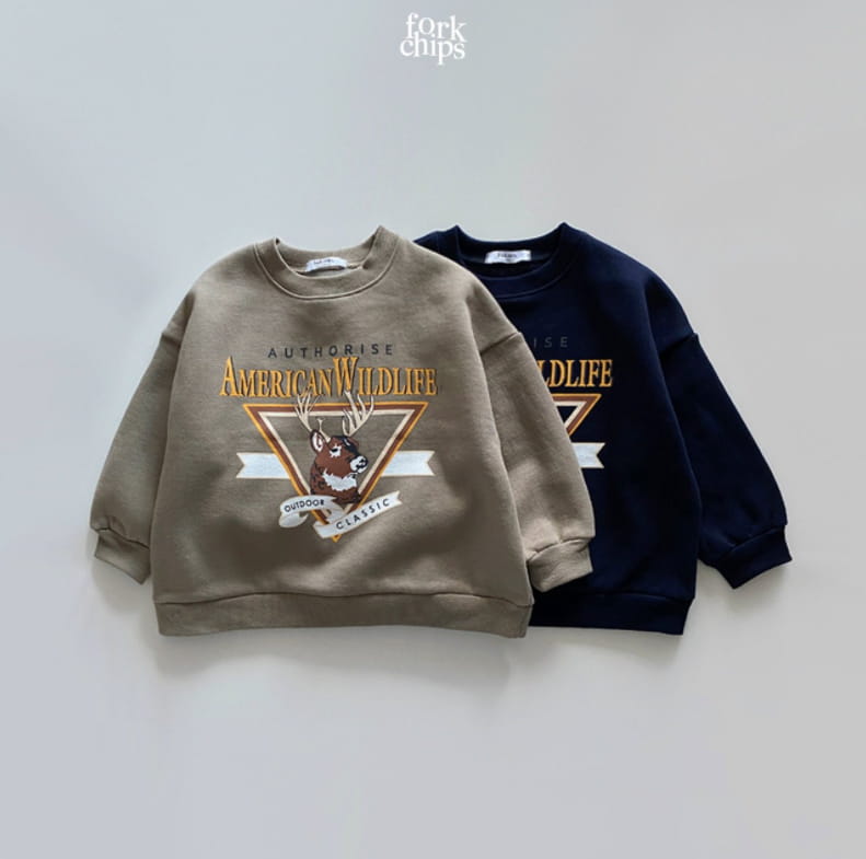 FORK CHIPS - Korean Children Fashion - #Kfashion4kids - Dear Sweatshirt