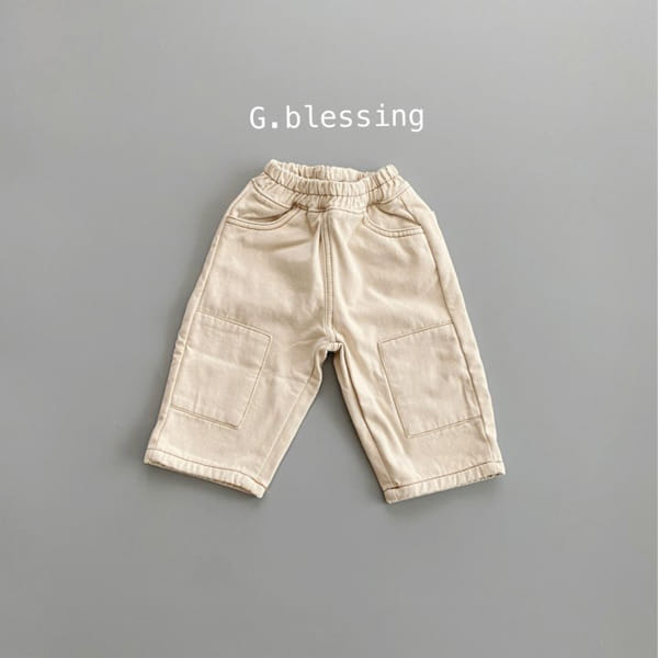 G BLESSING - Korean Children Fashion - #Kfashion4kids - Pocket Jeans - 3