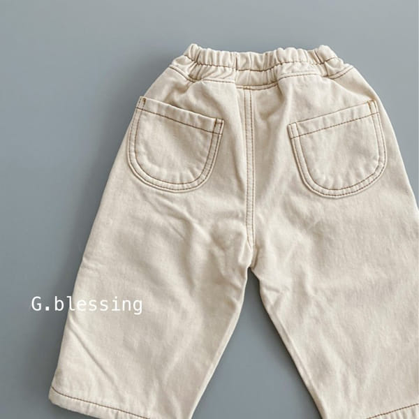 G BLESSING - Korean Children Fashion - #Kfashion4kids - Pocket Jeans - 5