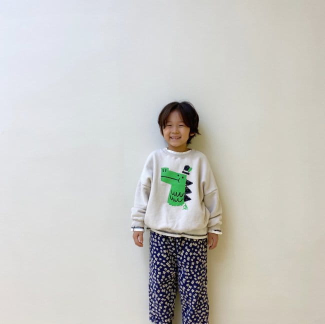 GARDEN - Korean Children Fashion - #Kfashion4kids - Dino Sweatshirt - 3