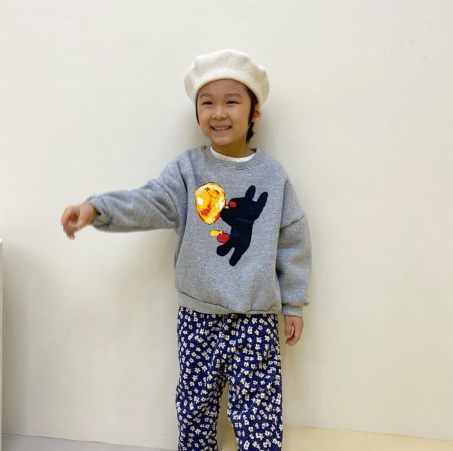 GARDEN - Korean Children Fashion - #Kfashion4kids - Black Dog Sweatshirt - 4