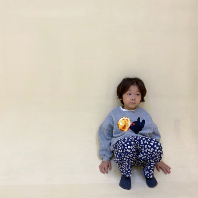 GARDEN - Korean Children Fashion - #Kfashion4kids - Black Dog Sweatshirt - 9