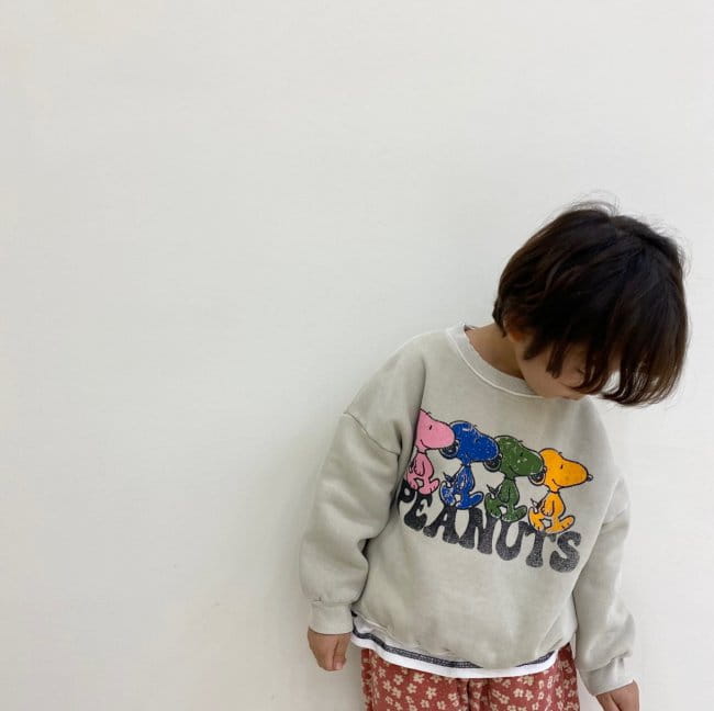 GARDEN - Korean Children Fashion - #Kfashion4kids - Snoopy Sweatshirt