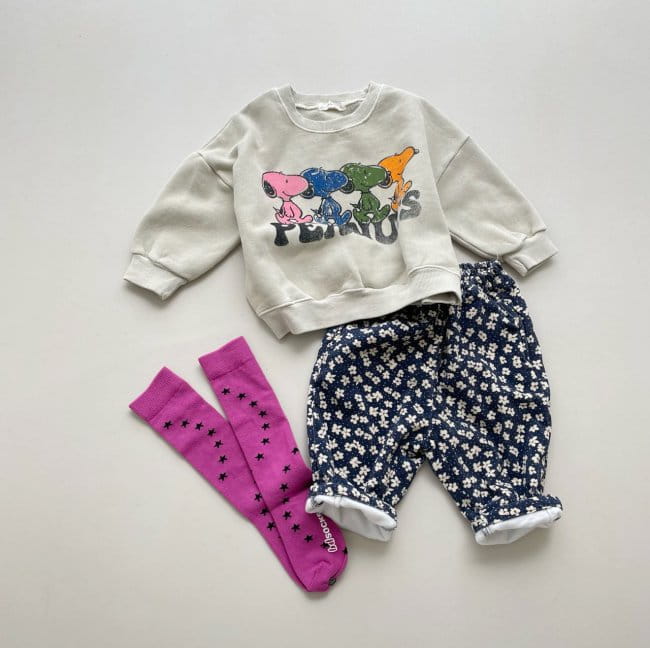 GARDEN - Korean Children Fashion - #Kfashion4kids - Snoopy Sweatshirt - 10