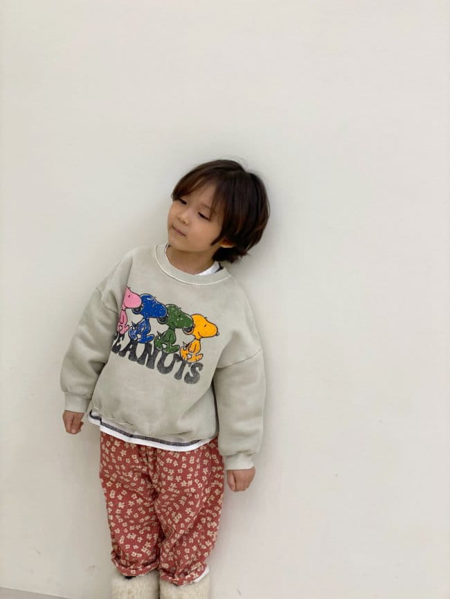GARDEN - Korean Children Fashion - #Kfashion4kids - Snoopy Sweatshirt - 6