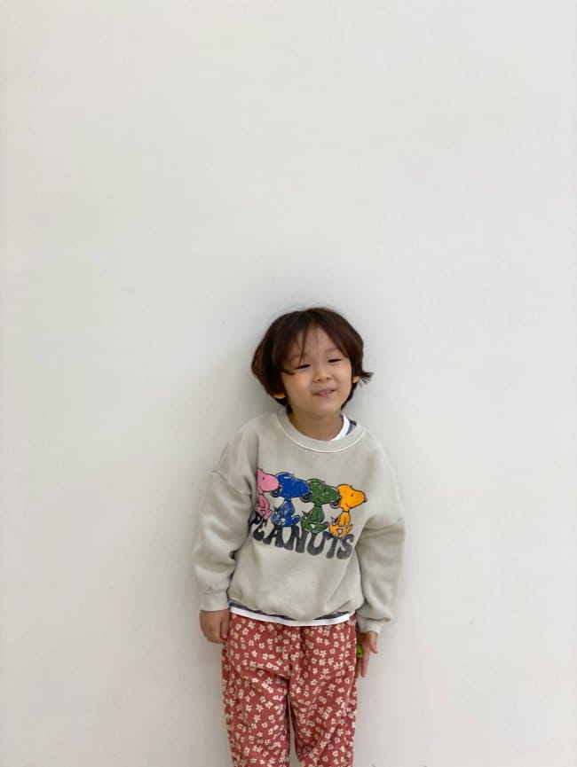 GARDEN - Korean Children Fashion - #Kfashion4kids - Snoopy Sweatshirt - 7