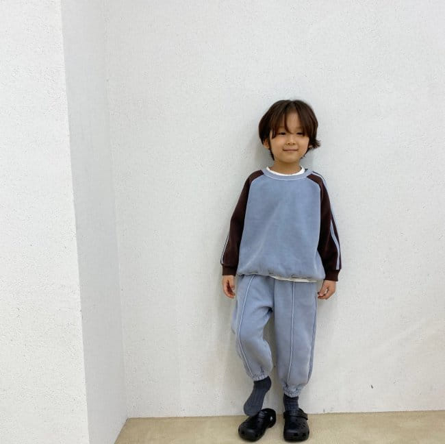 GARDEN - Korean Children Fashion - #Kfashion4kids - Garden Color Top Bottom Set - 2