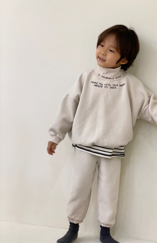 GARDEN - Korean Children Fashion - #Kfashion4kids - VNEck Line Embroidery Top Bottom Set - 5