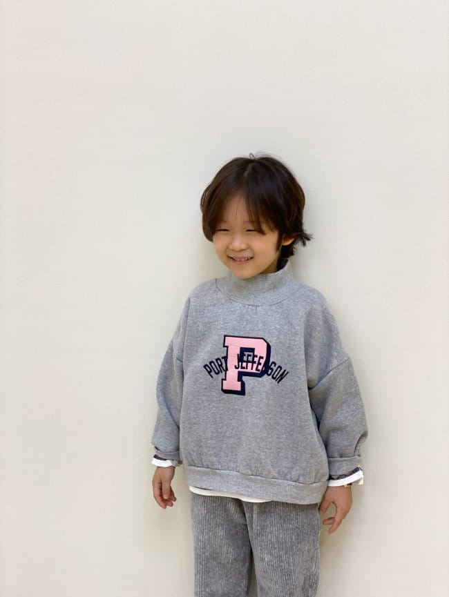 GARDEN - Korean Children Fashion - #Kfashion4kids - P Embroidery Turtleneck Tee - 3