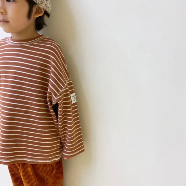 GARDEN - Korean Children Fashion - #Kfashion4kids - Pitch Stripes Tee