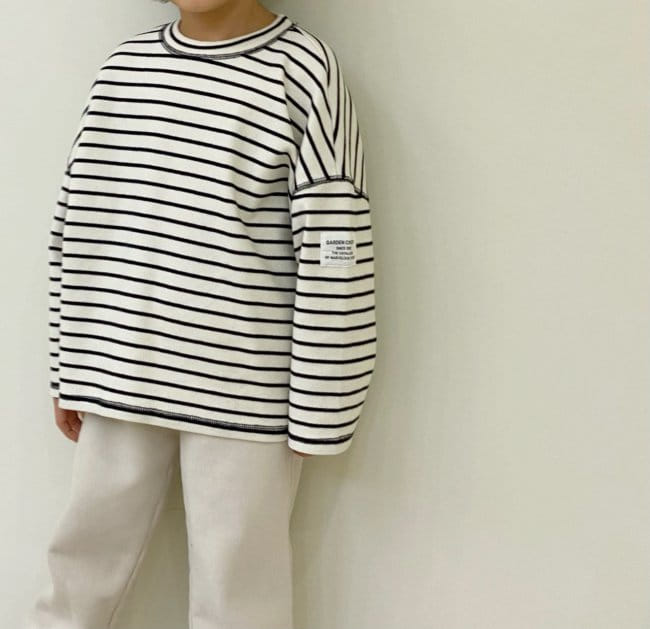 GARDEN - Korean Children Fashion - #Kfashion4kids - Pitch Stripes Tee - 12