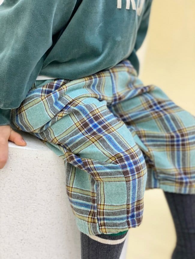 GARDEN - Korean Children Fashion - #Kfashion4kids - Check Pants - 11