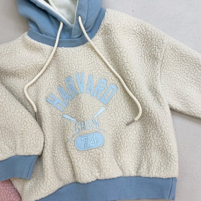 GARDEN - Korean Children Fashion - #Kfashion4kids - Harvard Fleece Hoody - 12