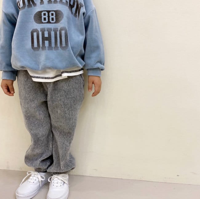 GARDEN - Korean Children Fashion - #Kfashion4kids - Velvet Jogger Pants