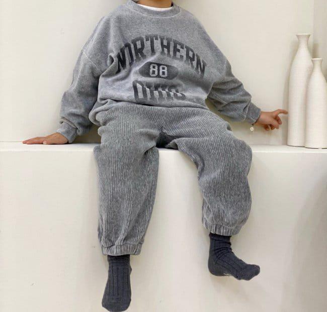GARDEN - Korean Children Fashion - #Kfashion4kids - Velvet Jogger Pants - 7