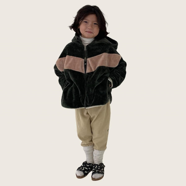GO;U - Korean Children Fashion - #Kfashion4kids - Tul Tul Zip-up