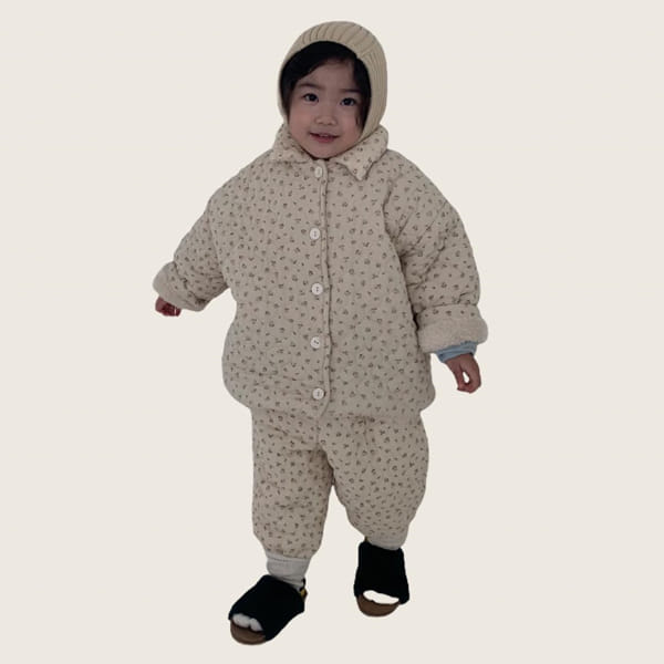 GO;U - Korean Children Fashion - #Kfashion4kids - Flower Patns with Mom - 2