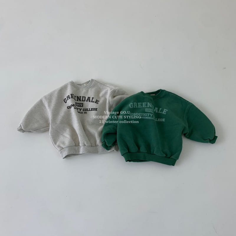 GO;U - Korean Children Fashion - #Kfashion4kids - 1972 Sweatshirt with Mom - 2