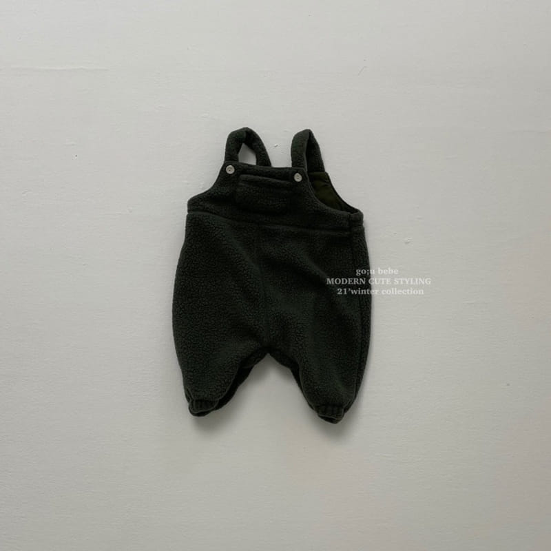 GO;U - Korean Children Fashion - #Kfashion4kids - Pock Dak Dungarees