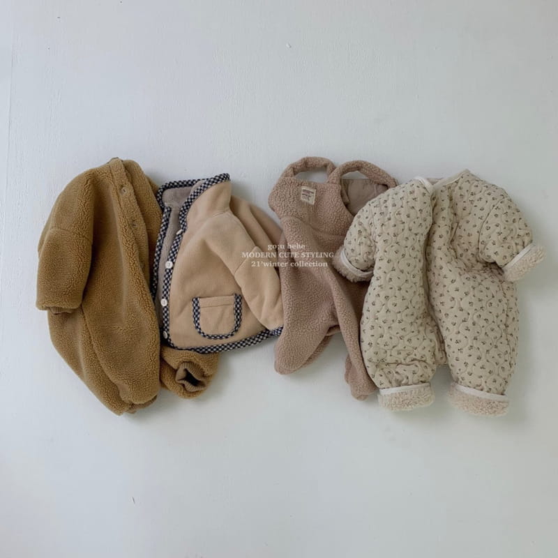 GO;U - Korean Children Fashion - #Kfashion4kids - Pock Dak Dungarees - 11
