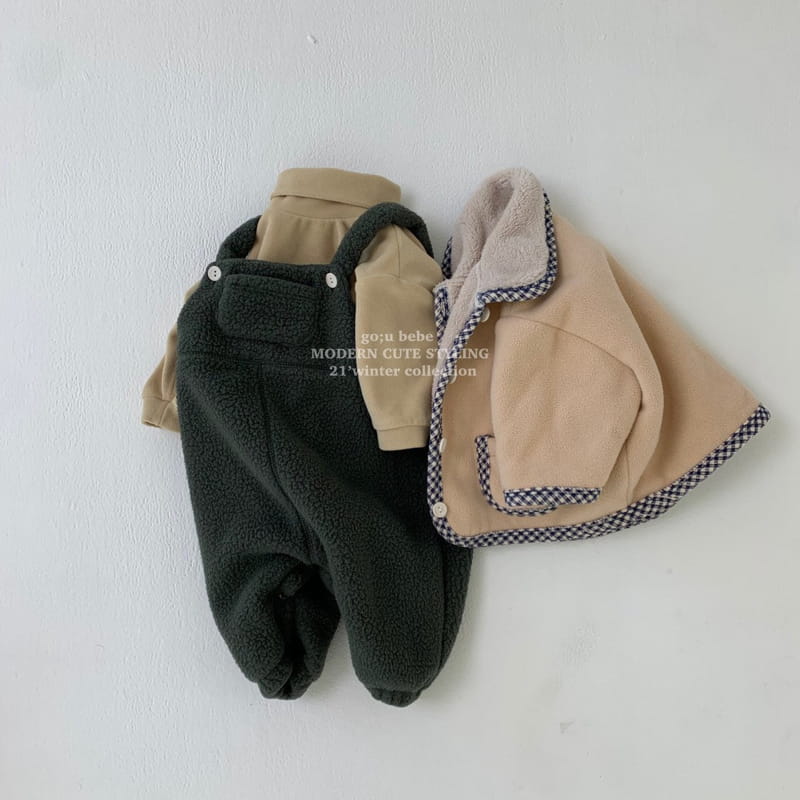 GO;U - Korean Children Fashion - #Kfashion4kids - Pock Dak Dungarees - 5