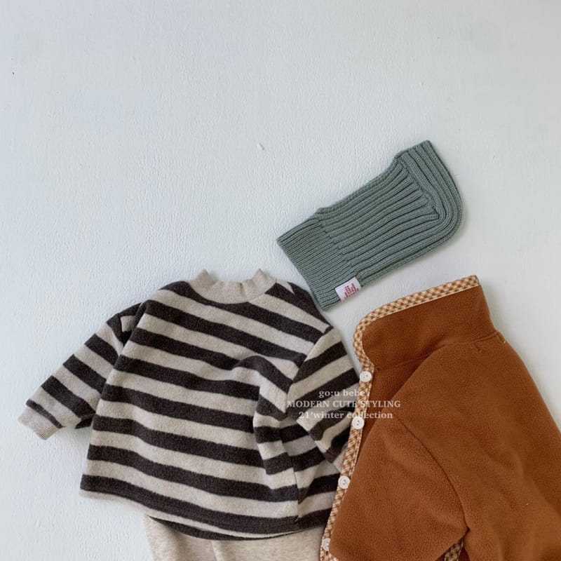 GO;U - Korean Children Fashion - #Kfashion4kids - Half Turtleneck Sweatshirt