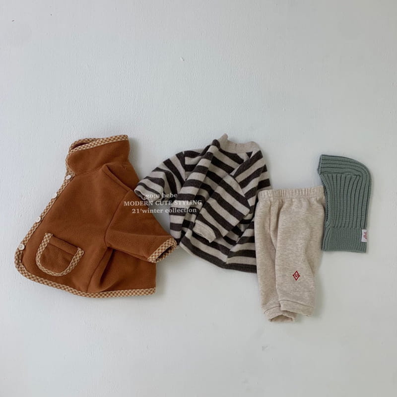GO;U - Korean Children Fashion - #Kfashion4kids - Half Turtleneck Sweatshirt - 5