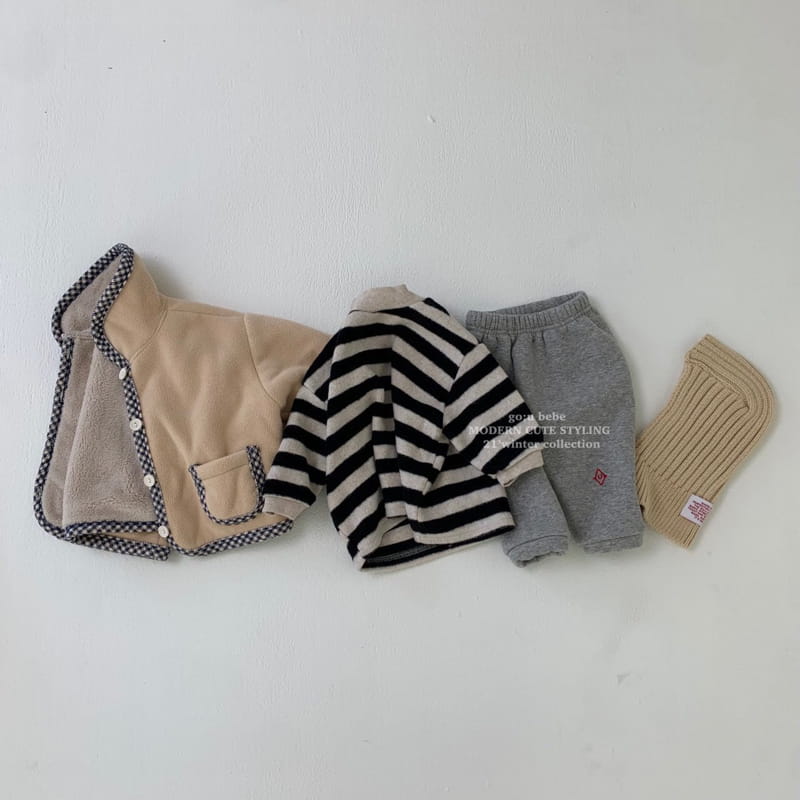 GO;U - Korean Children Fashion - #Kfashion4kids - Half Turtleneck Sweatshirt - 8