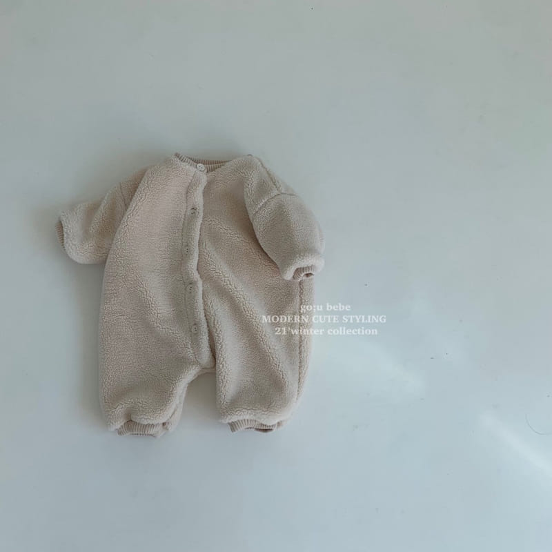 GO;U - Korean Children Fashion - #Kfashion4kids - Bear Bodysuit