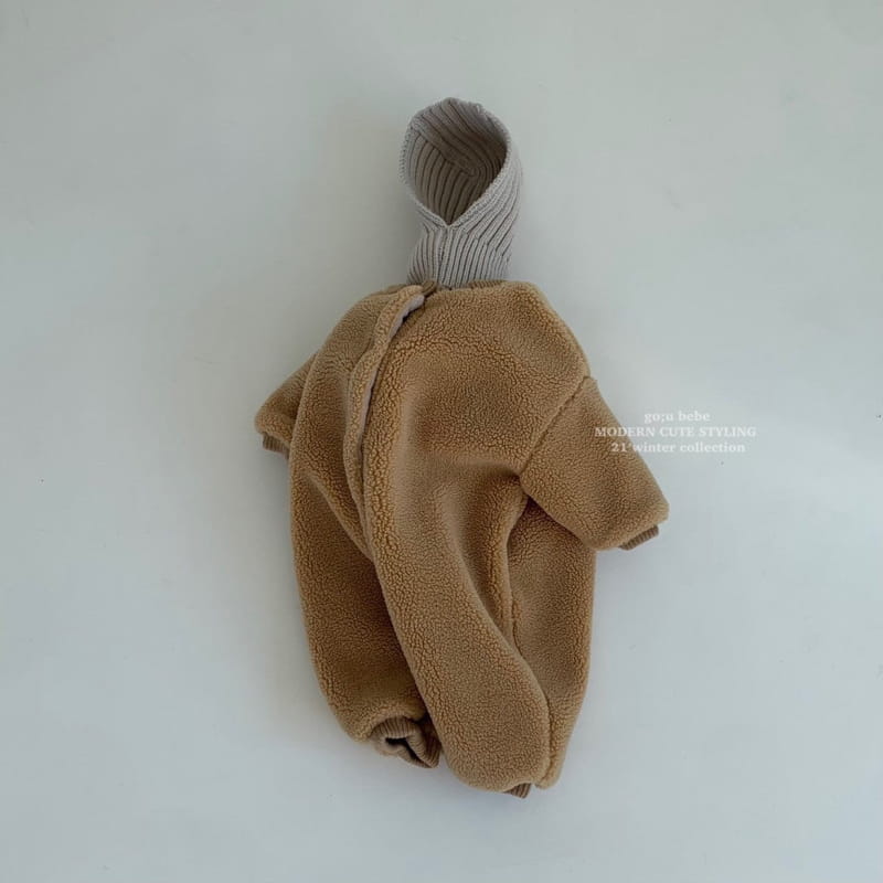 GO;U - Korean Children Fashion - #Kfashion4kids - Bear Bodysuit - 3
