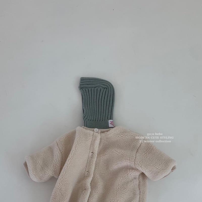 GO;U - Korean Children Fashion - #Kfashion4kids - Bear Bodysuit - 5