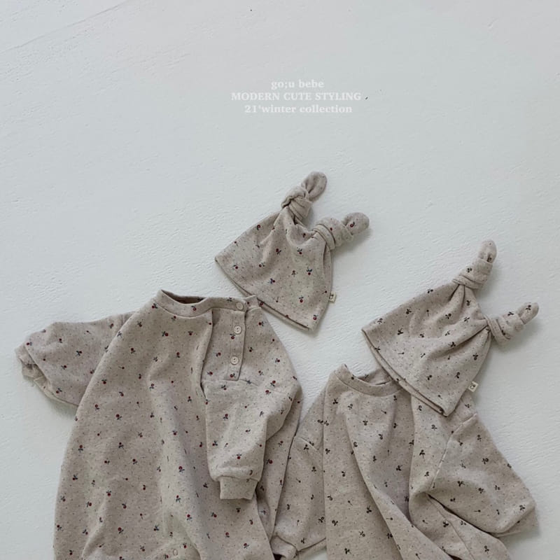 GO;U - Korean Children Fashion - #Kfashion4kids - Angdu Bodysuit with Bonnet - 5