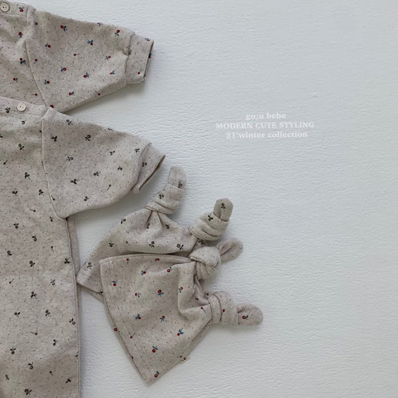GO;U - Korean Children Fashion - #Kfashion4kids - Angdu Bodysuit with Bonnet - 8