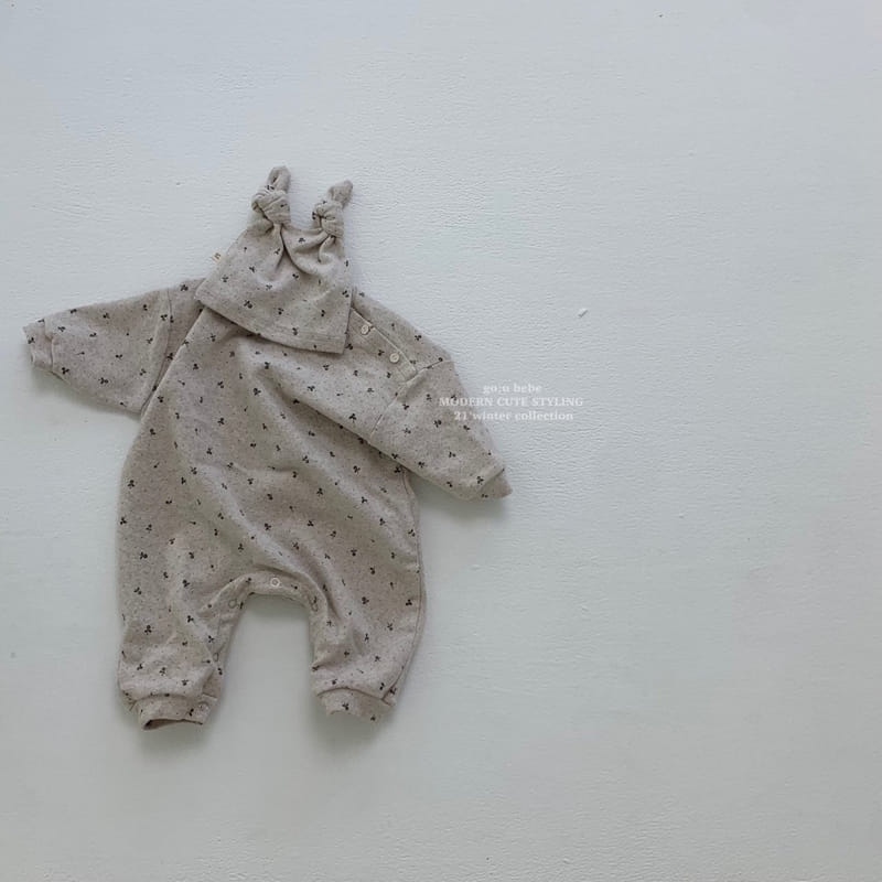GO;U - Korean Children Fashion - #Kfashion4kids - Angdu Bodysuit with Bonnet - 9