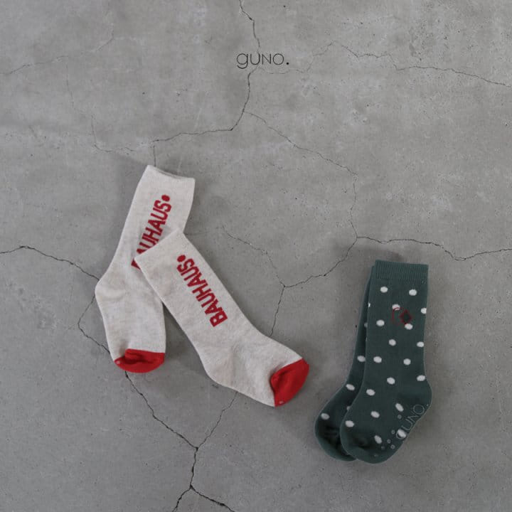 GUNO - Korean Children Fashion - #Kfashion4kids - Guno Socks Set [set of 2] - 3