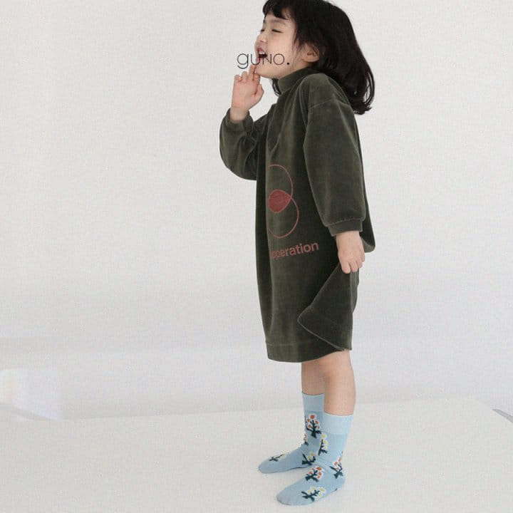 GUNO - Korean Children Fashion - #Kfashion4kids - Cooperation One-piece - 6