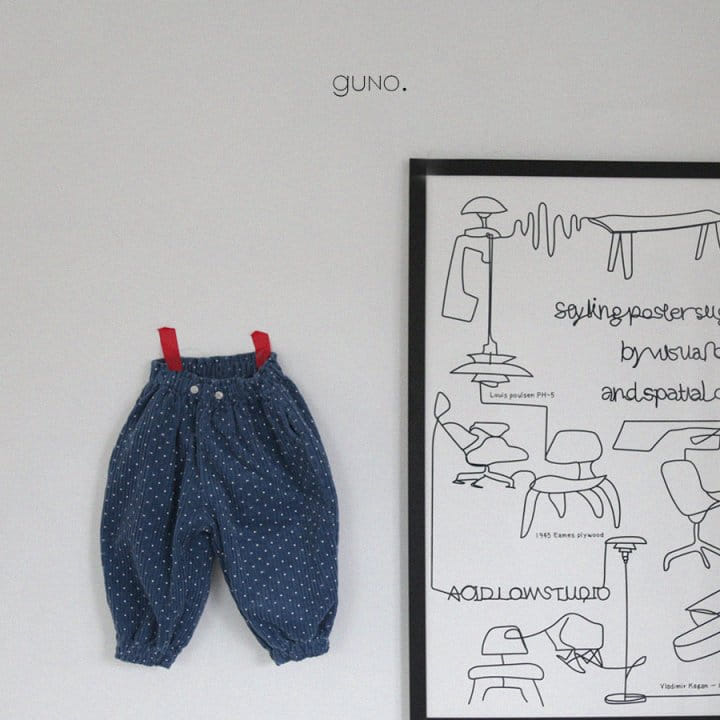 GUNO - Korean Children Fashion - #Kfashion4kids - Dot Pants