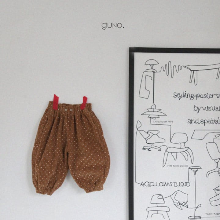 GUNO - Korean Children Fashion - #Kfashion4kids - Dot Pants - 5