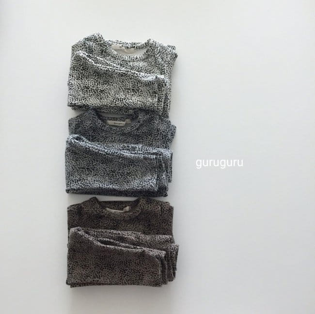 GURU GURU - Korean Children Fashion - #Kfashion4kids - Tiger Top Bottom Set