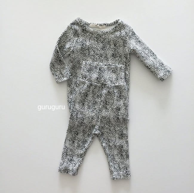 GURU GURU - Korean Children Fashion - #Kfashion4kids - Tiger Top Bottom Set - 2